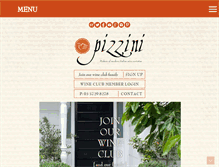 Tablet Screenshot of pizzini.com.au